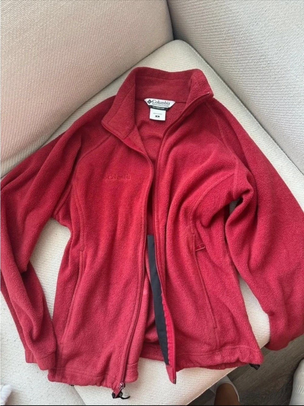 Columbia Women’s Red Teddy Fleece Jacket